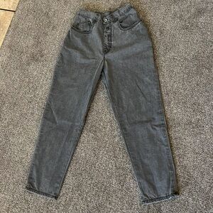 Vintage PS Gitano Women’s Mom Jeans Size 12 Short Gray 100% Cotton